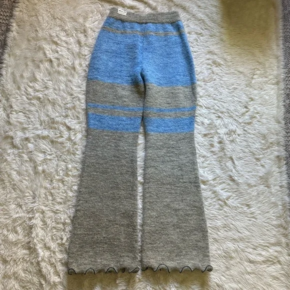 ANDERSSON BELL Khaki & Blue Senya Color Block Lounge Pants - Size L/XL - Picture 7 of 11